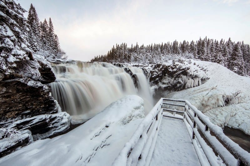 Weihnachtsmann im neuen Ford Edge gesichtet? 40 Schwedens größter Wasserfall