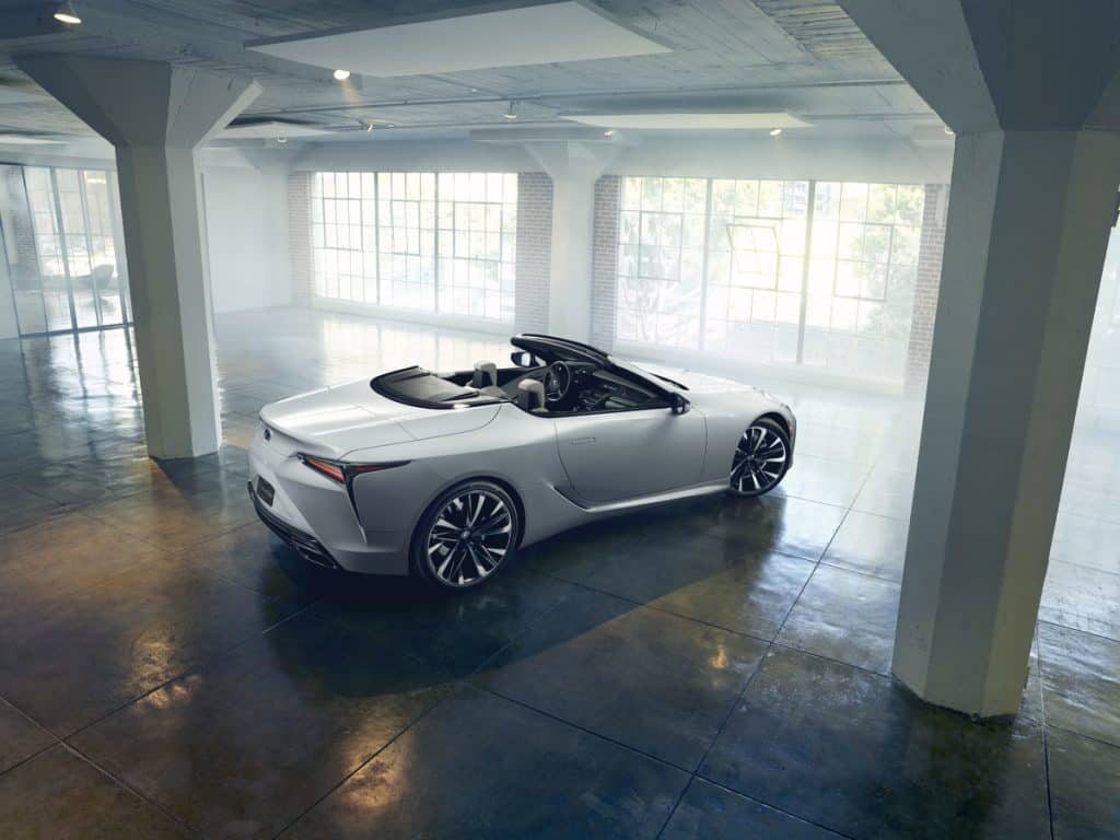 Lexus LC Cabriolet fährt in Detroit vor 5 Lexus LC Cabriolet Konzept