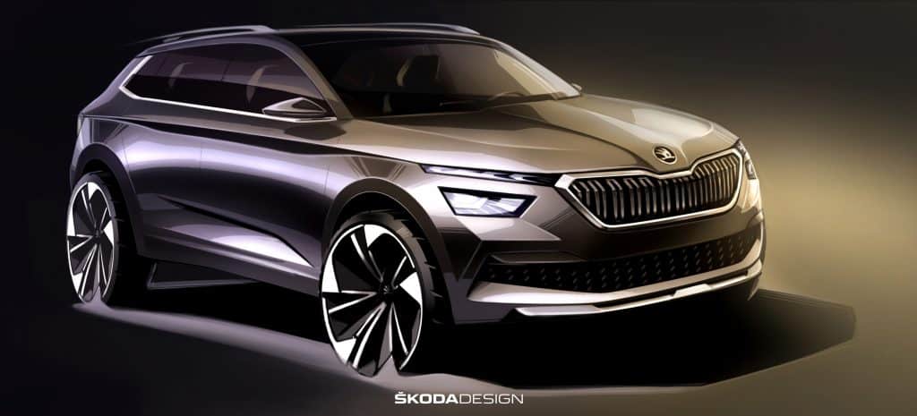 Skoda macht mit Skizzen auf den neuen Kamiq neugierig 1 Skoda Kamiq