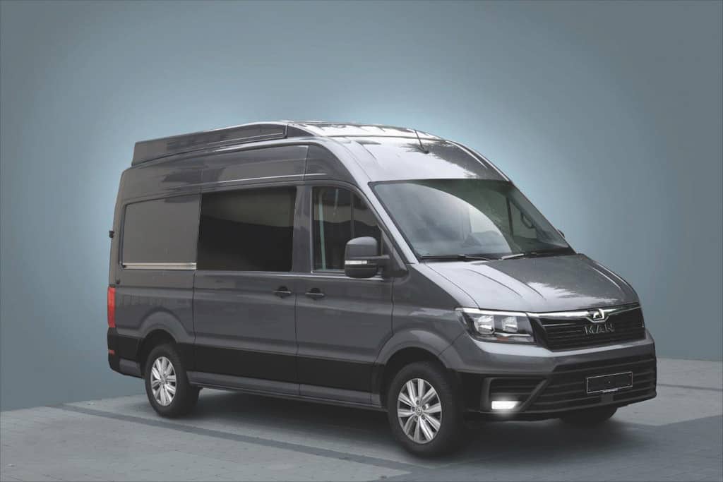 CMT 2019: Multifunktionaler Campingbus auf MAN-Basis 3 MAN TGE Cargo-Camper Mountain