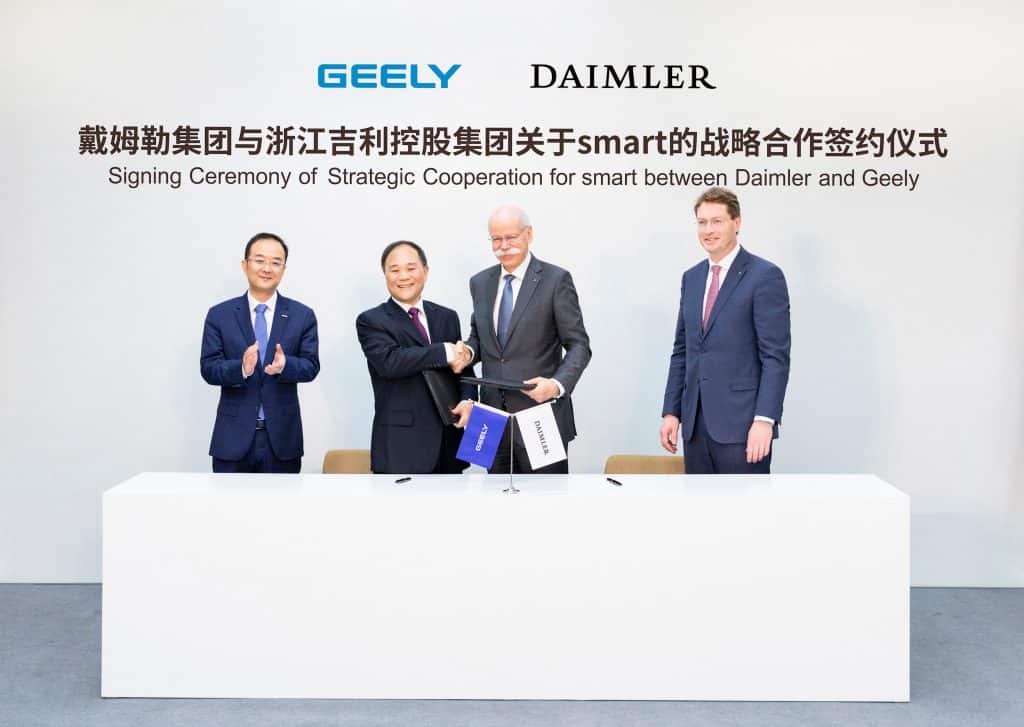 Smart kommt künftig aus China 1 Smart und Geely