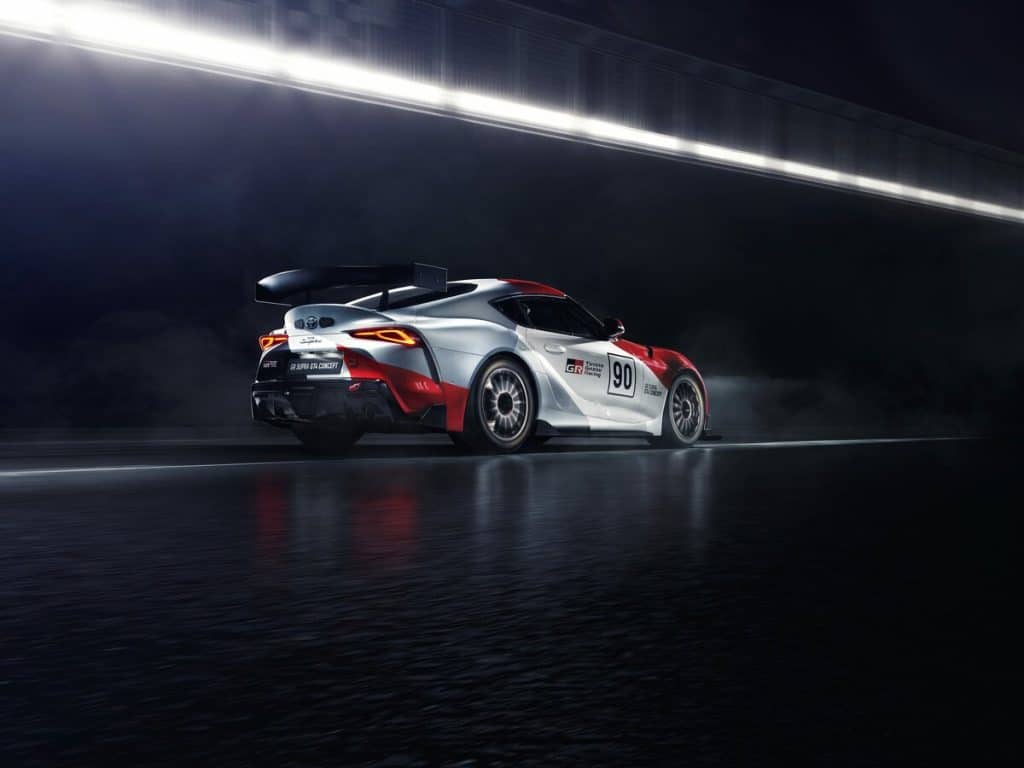 Toyota GR Supra GT4 Concept fährt in Genf vor 5 Toyota GR Supra GT4 Concept
