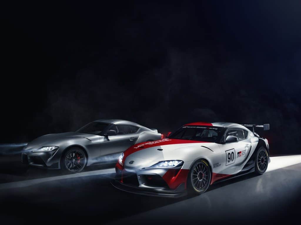 Toyota GR Supra GT4 Concept fährt in Genf vor 3 Toyota GR Supra GT4 Concept