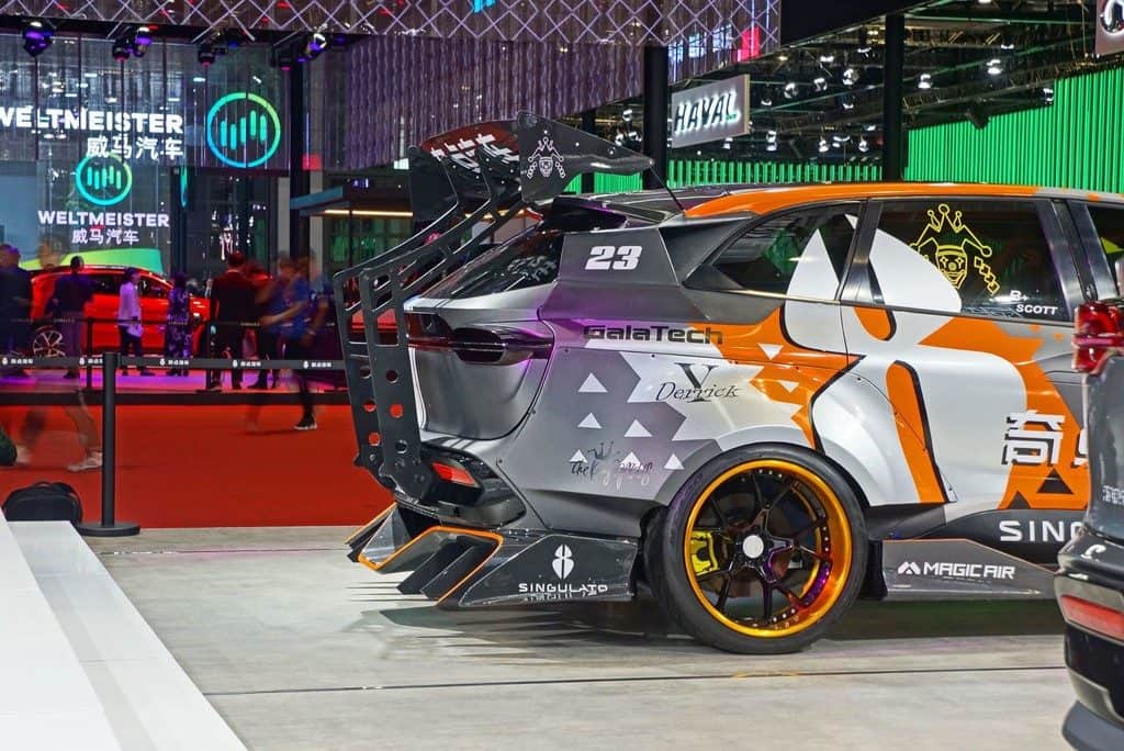 Shanghai 2019: Mit Automarken aus dem Nichts 7 Auto China in Shanghai ganz chinesisch: Singulato Urban Dream Chaser.