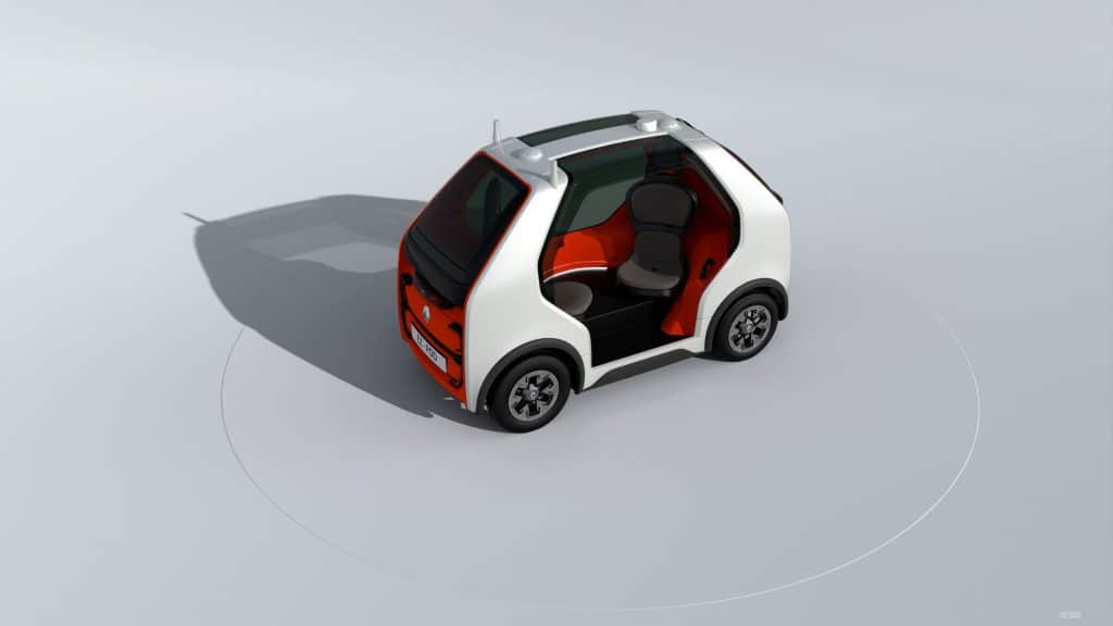 Renault stellt Mikromobil EZ-Pod vor 3 Renault EZ-Pod.