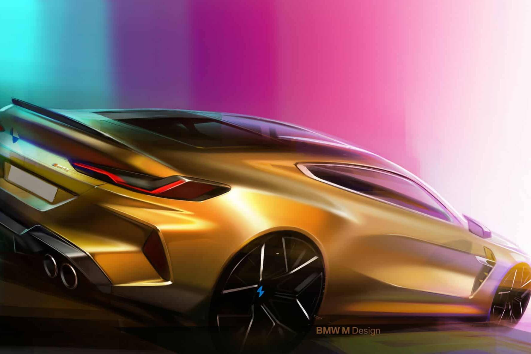 BMW bringt neuen Hochleistungs-Sportwagen 8 Der neue BMW M8 - Designskizzen (06/2019)