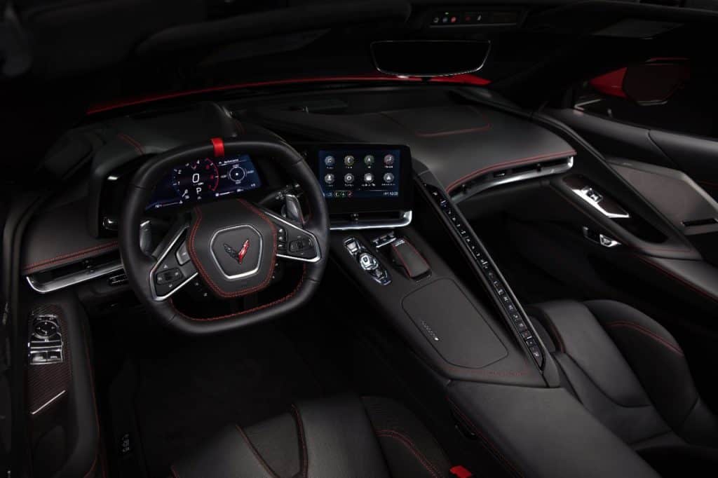 Chevrolet baut erste Mittelmotor-Corvette mit 495 PS 2 Neue Corvette Stingray, Innenraum