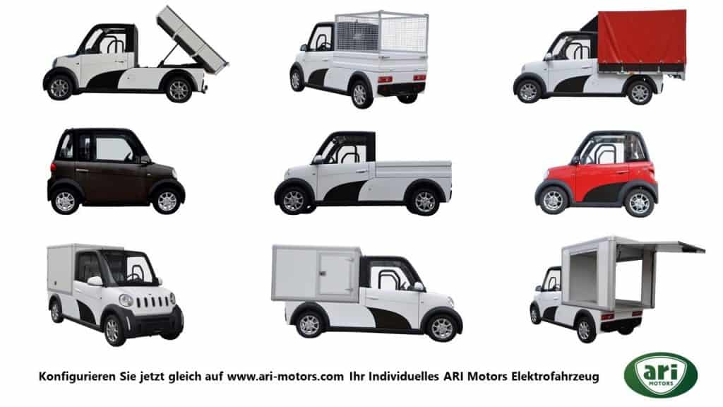 Der kleinste Elektrotransporter kommt aus Leipzig 6 ARI-Produktpalette.
