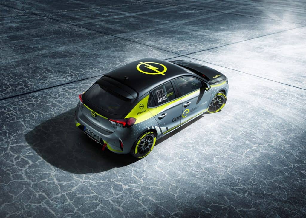 Opel mit batterie-elektrischem Rallyeauto in Frankfurt 1 Neues batterie-elektrisches Rallyeauto auf Basis des Corsa-e