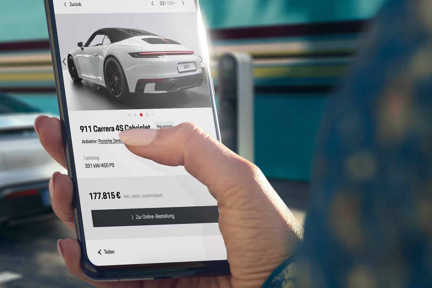 Porsche verkauft seine Autos jetzt auch online 5 Einen Porsche kann man auch online kaufen.