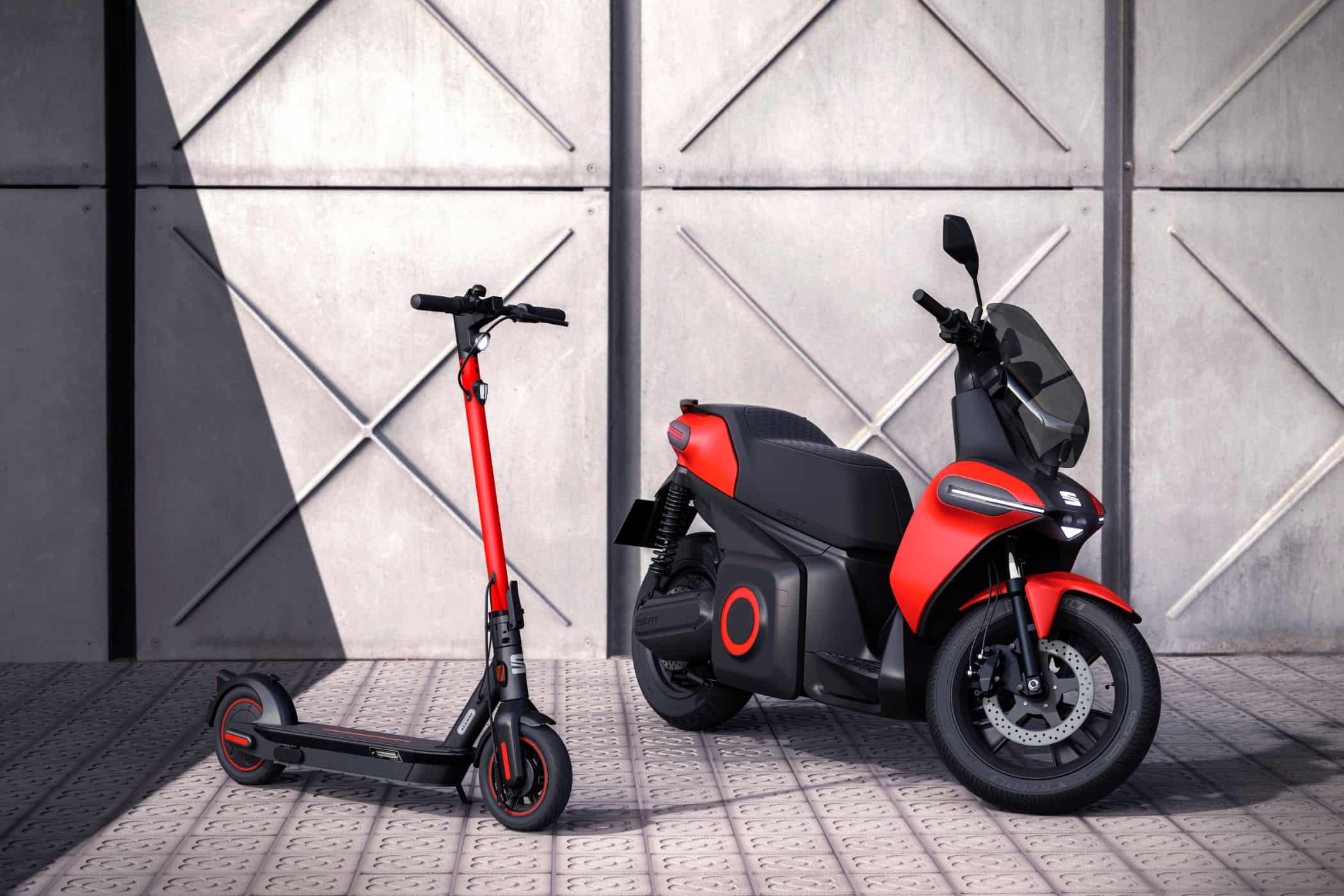 Seat geht unter die Rollerhersteller 3 E-Kickscooter EXS und E-Leichtkraftroller von Seat.