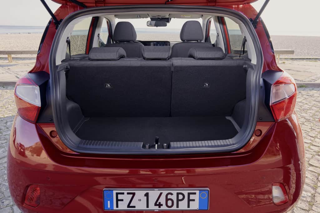 Neuer Hyundai i10 - Ratio trifft Schönheit 9 Hyundai i10 Kofferraum