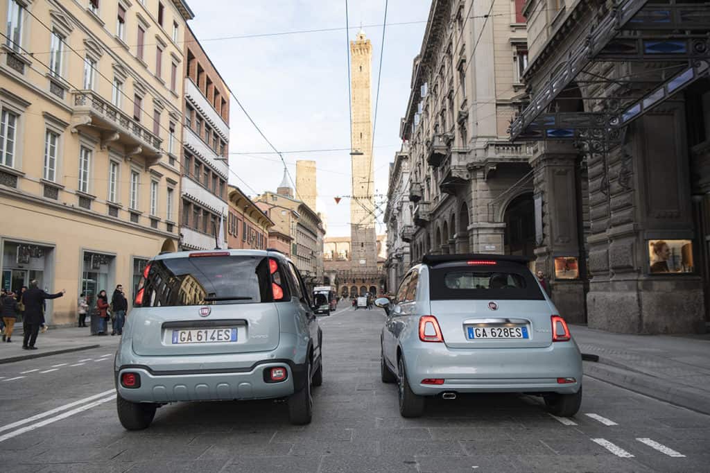 Zwei Fiat - Greenhorns unter Strom 1 Fiat 500 Hybrid und Fiat Panda Hybrid