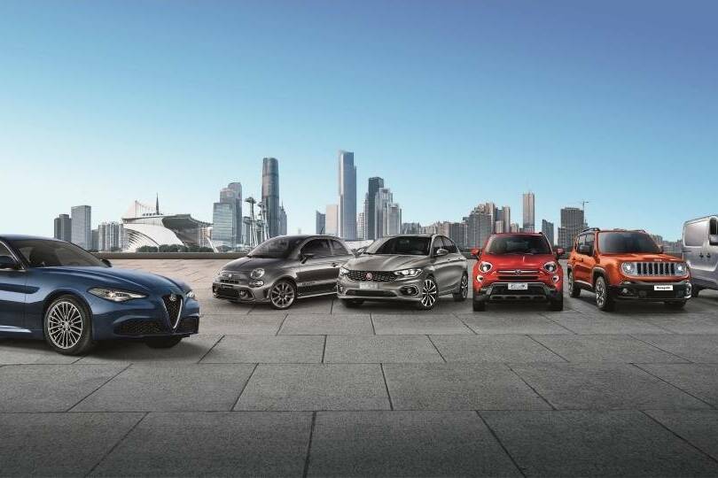 Fiat Chrysler will die erste Rate erst im Januar 11 Die Marken von Fiat Chrysler Automobiles (FCA): Alfa Romeo, Abarth, Fiat, und Jeep.