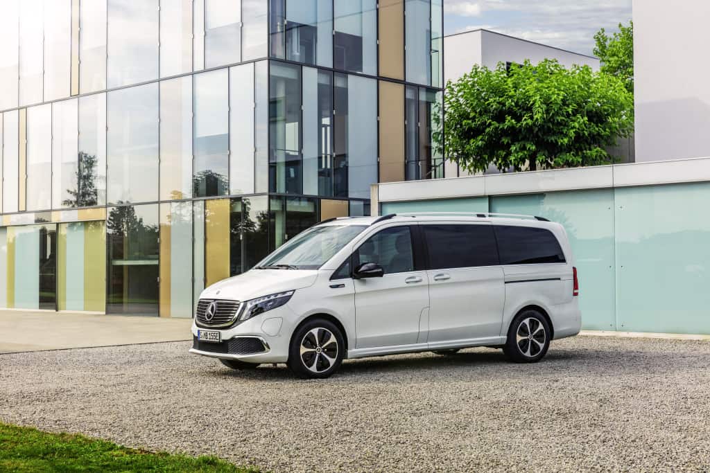 Elektrische Großraumlimousine - Mercedes-Benz EQV - bestellbar 1 Mercedes-Benz EQV: Weltpremiere für die erste Premium-Großraumlimousine mit elektrischem AntriebMercedes-Benz EQV: World Premiere for the first fully-electric premium MPV