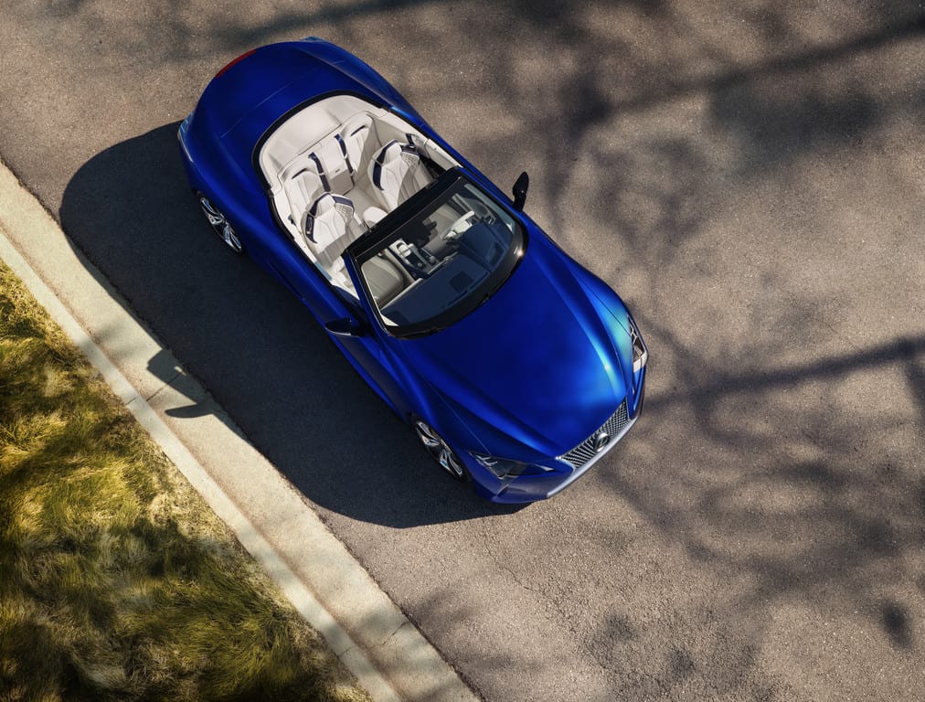 Lexus LC Cabrio - das schönste offene Auto der Welt? 2 Lexus LC Cabriolet.