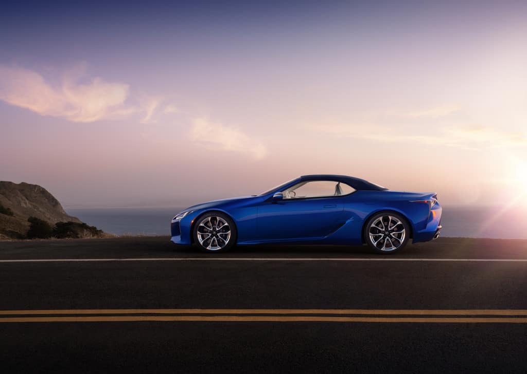 Lexus LC Cabrio - das schönste offene Auto der Welt? 1 Lexus LC Cabriolet.