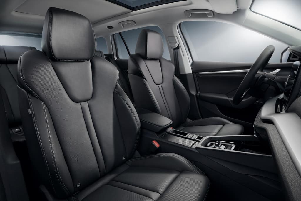 Im Skoda Octavia sitzt es sich gesund 1 Ergonomie-Sitze im Skoda Octavia.