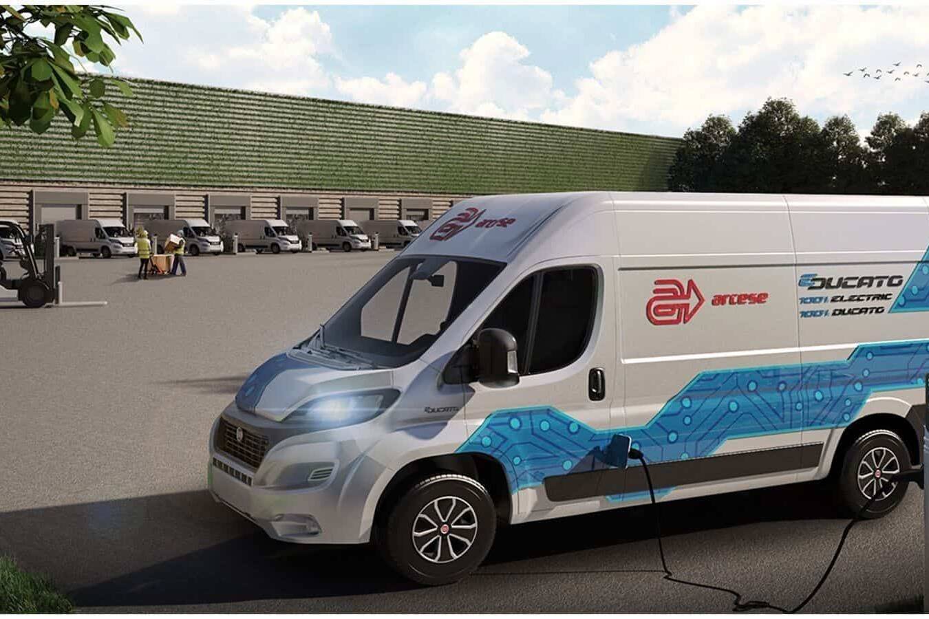 Fiat und die Logistiker von Arcese testen den E-Ducato 3 Fiat und die Logistiker von Arcese testen den E-Ducato