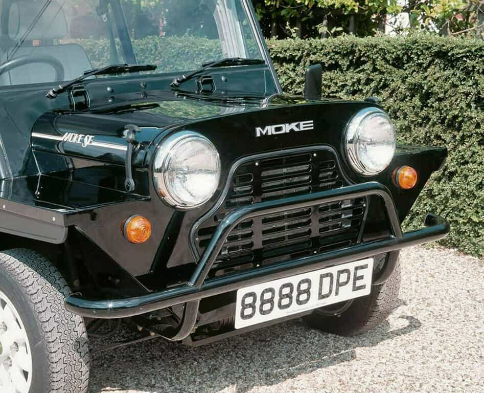 Mini Moke – Der Kleine ist nicht klein zu kriegen 6 Moke aus portugiesischer Produktion (1980).