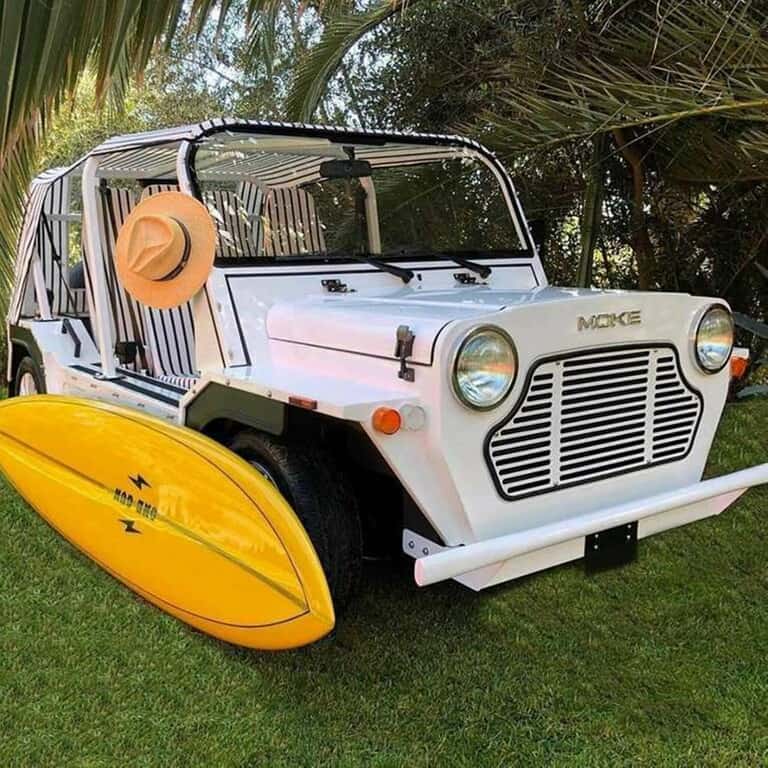 Mini Moke – Der Kleine ist nicht klein zu kriegen 8 Elektro-Moke aus Kalifornien.