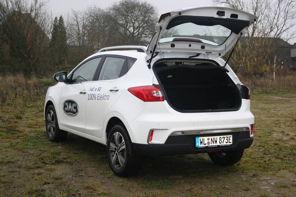JAC e-S2: Das kleine China-SUV für die Steckdose 3 JAC e-S2, Kofferraum