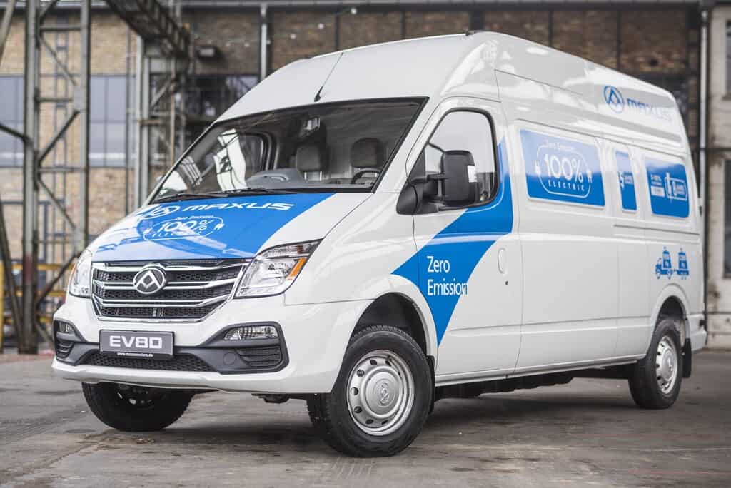 Maxus schickt drei Transporter an den Start 4 Maxus EV80.