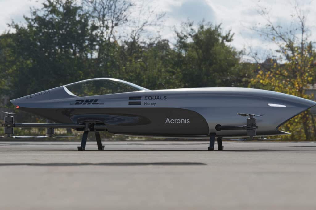 Jetzt kommt das fliegende Elektro-Rennauto 1 Der Airspeeder, ein Rennauto, ist nach dreijähriger Entwicklung startklar. © Airspeeder