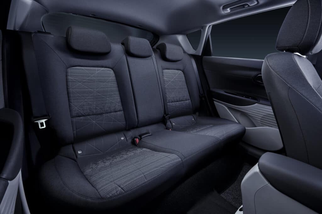 Hyundai bringt mit Bayon weiteres B-Segment SUV 7 Hyundai Bayon Rückbank