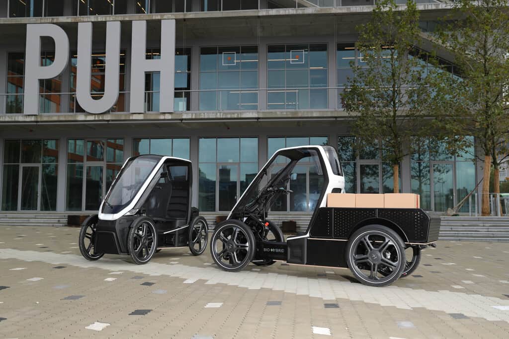 Bio-Hybrid Pick-up: Elektrisches Lastenrad für Kurierdienste 5 Lasten-Pedelec Pick-up von Bio-Hybrid.
