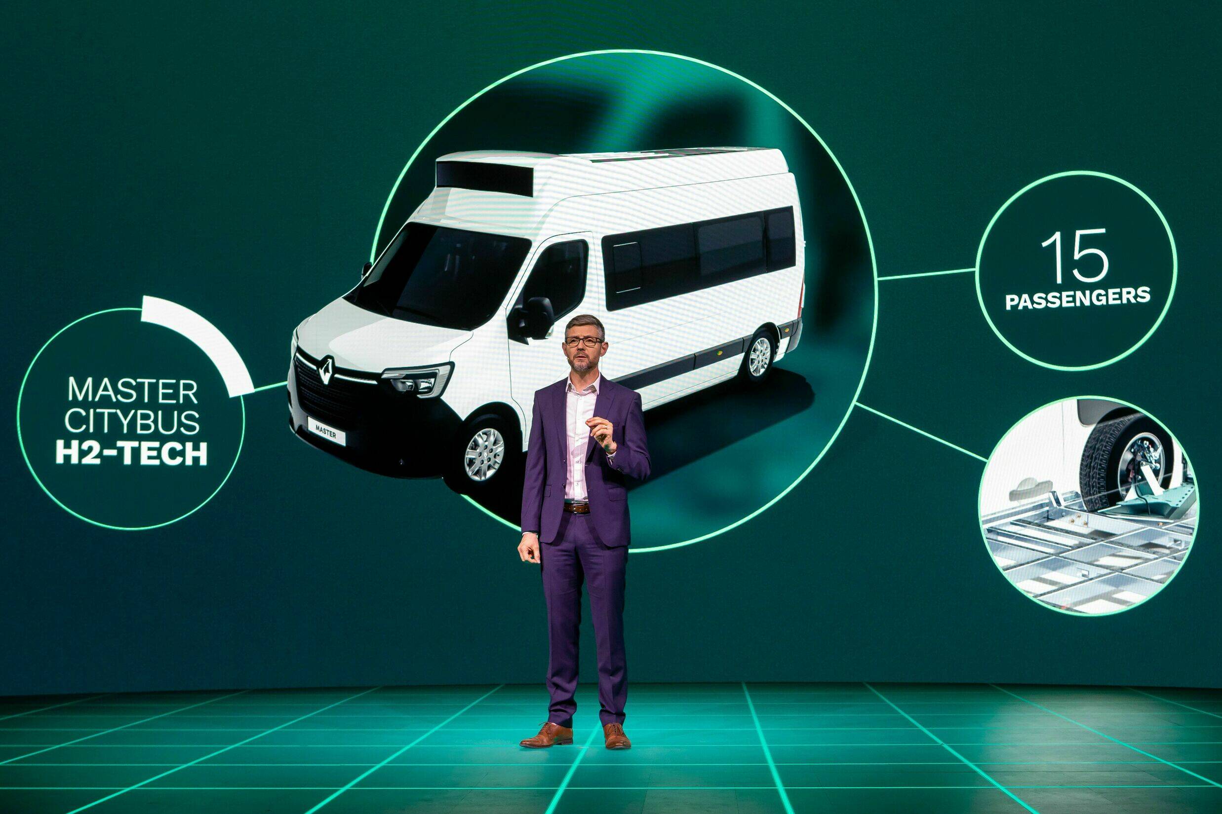 Hyvia bringt Brennstoffzellenfahrzeuge auf Renault-Basis 4 Hyvia-Chef David Holderbach.