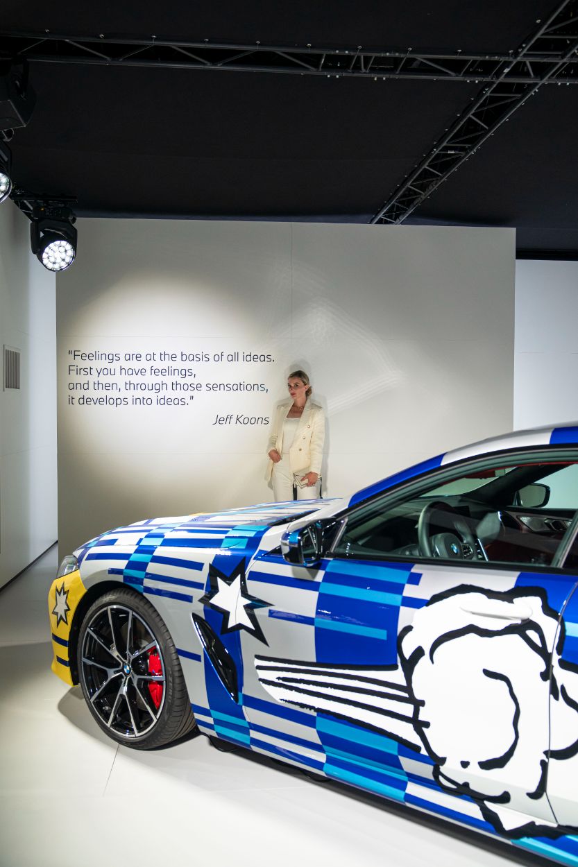 Kunst auf 4 Rädern: Jeff Koons hat mit BMW sein Traumauto geschaffen 8 Das limitierte Editionsmodell THE 8 X JEFF Koons