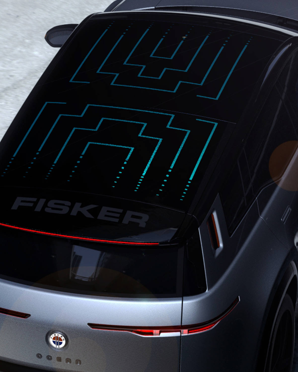 Vollelektrischer Fisker Ocean gibt sein Europadebüt 1 Solar-RoofVollelektrischer Fisker Ocean gibt sein Europadebüt