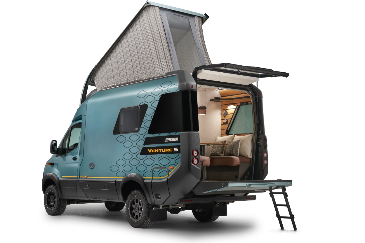 Hymer zeigt Offroad-Reisemobil-Innovation mit Sonnendeck und Schlaf-Etage 1 Hymer Venture S