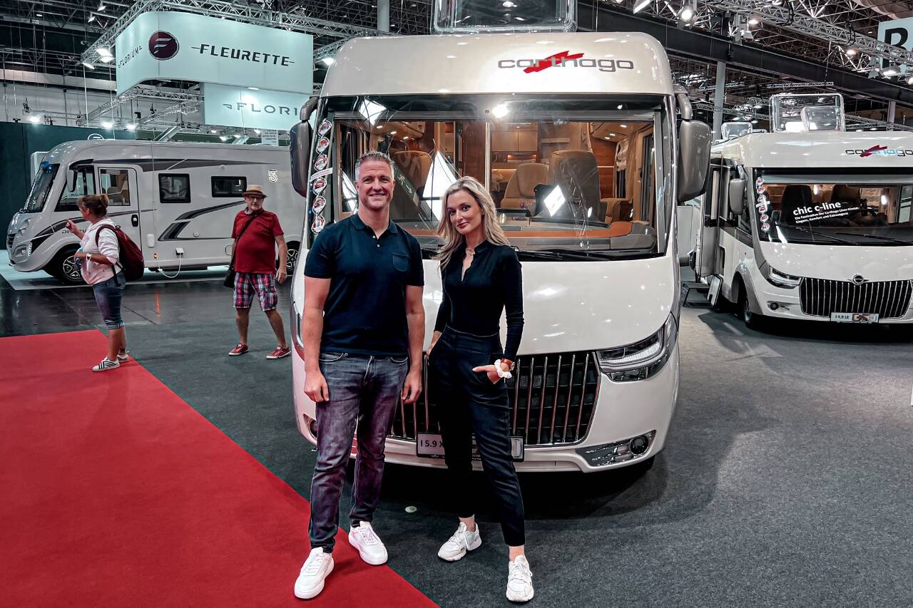 In diesem Carthago Wohnmobil reist Ralf Schumacher I Interview mit NinaCarMaria 6 Carthago Chic C-Line | 5.9 XL LE