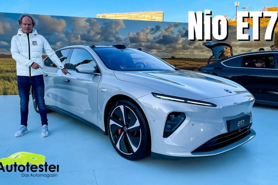 Nio ET7 (2023) - Neue chinesische E-Sportlimousine - Wer kaufen will, hat Pech - Europapremiere 6 Nio ET7