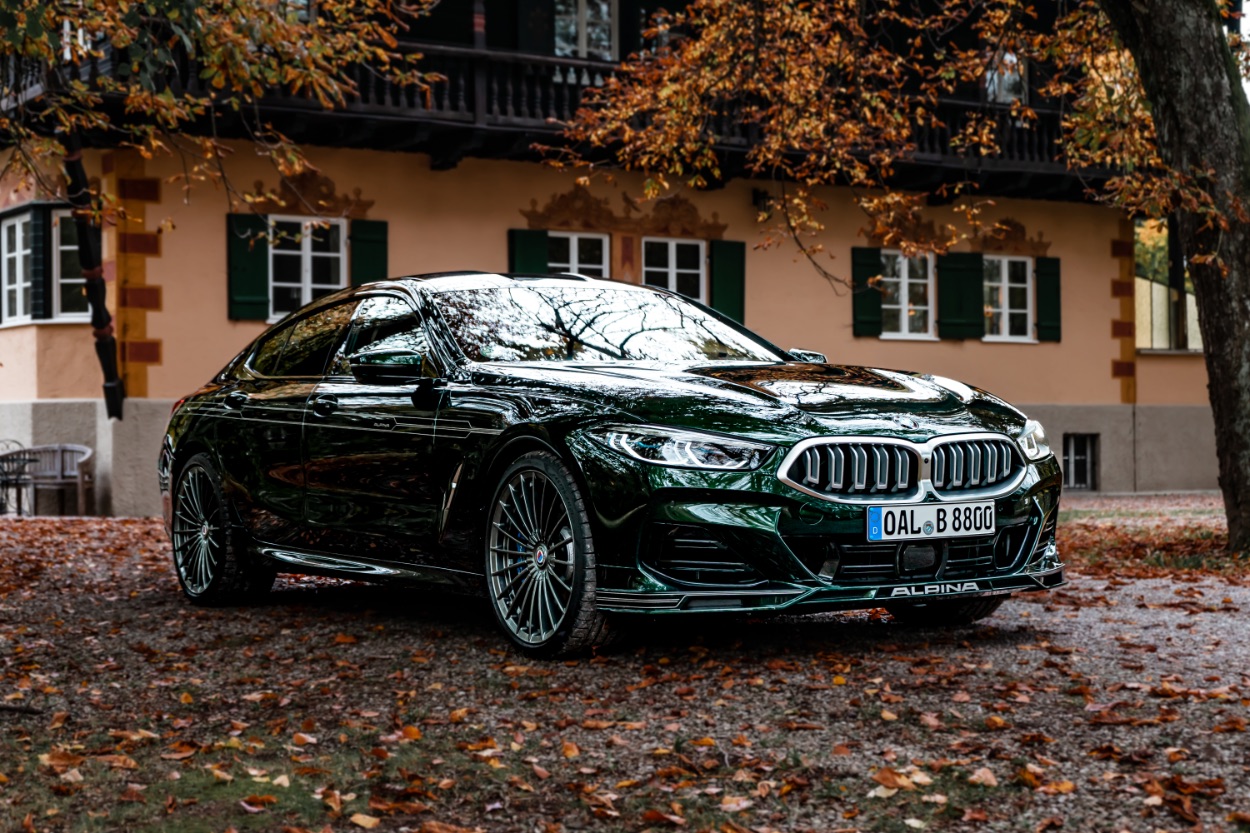BMW Alpina B8 Gran Coupé (2023) - 621 PS in Alpinagrün 1 BMW Alpina B8 Gran Coupé (2023) - 621 PS