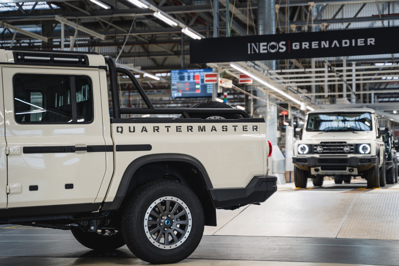 Erste Ineos Pick-Ups rollen vom Band 1 Ineos Grenadier Quartermaste