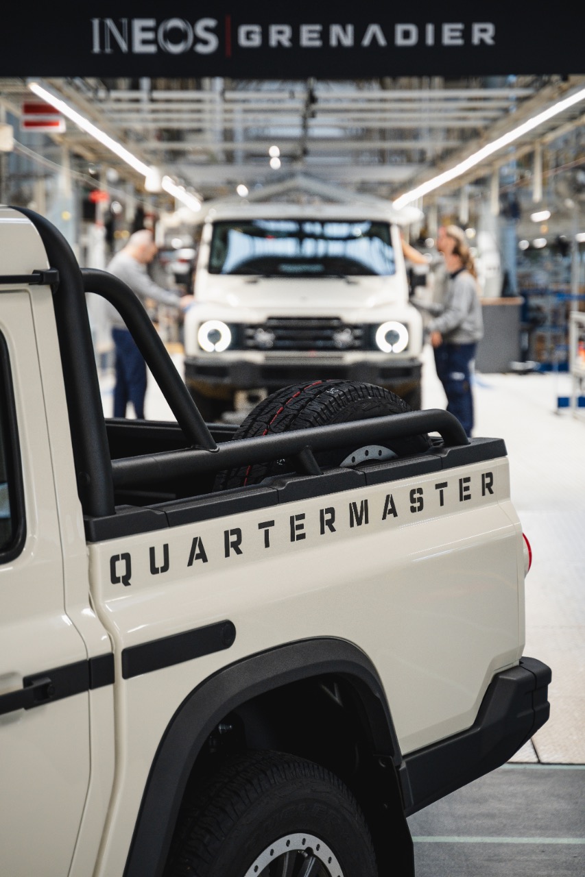 Erste Ineos Pick-Ups rollen vom Band 2 Grenadier Quartermaster