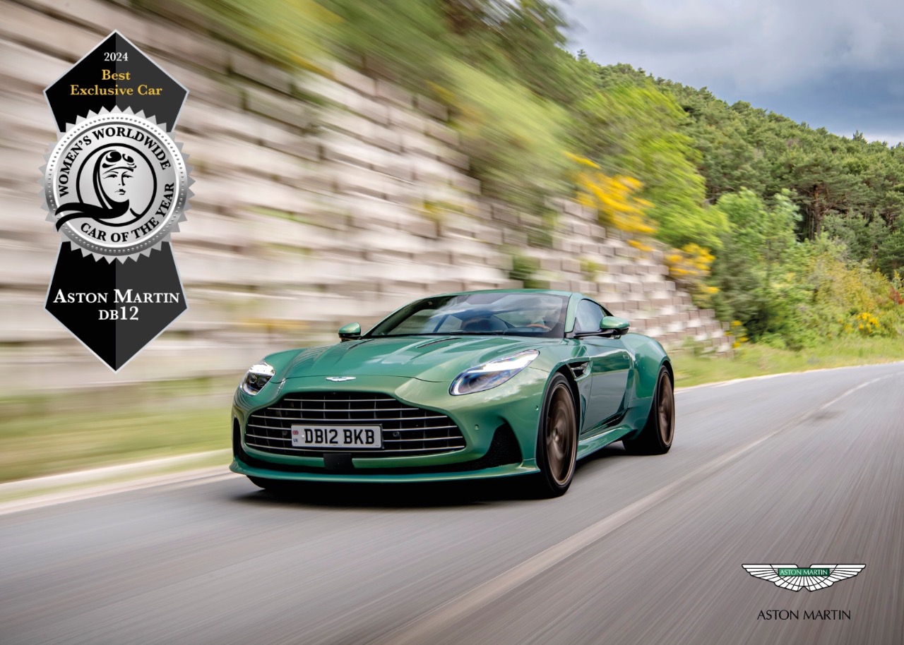Das sind die Women's Worldwide Car of the Year 2024 10 Der Sportwagen Aston Martin DB12 hat bei den "Exlcusive Cars“ die Nase vorn.
