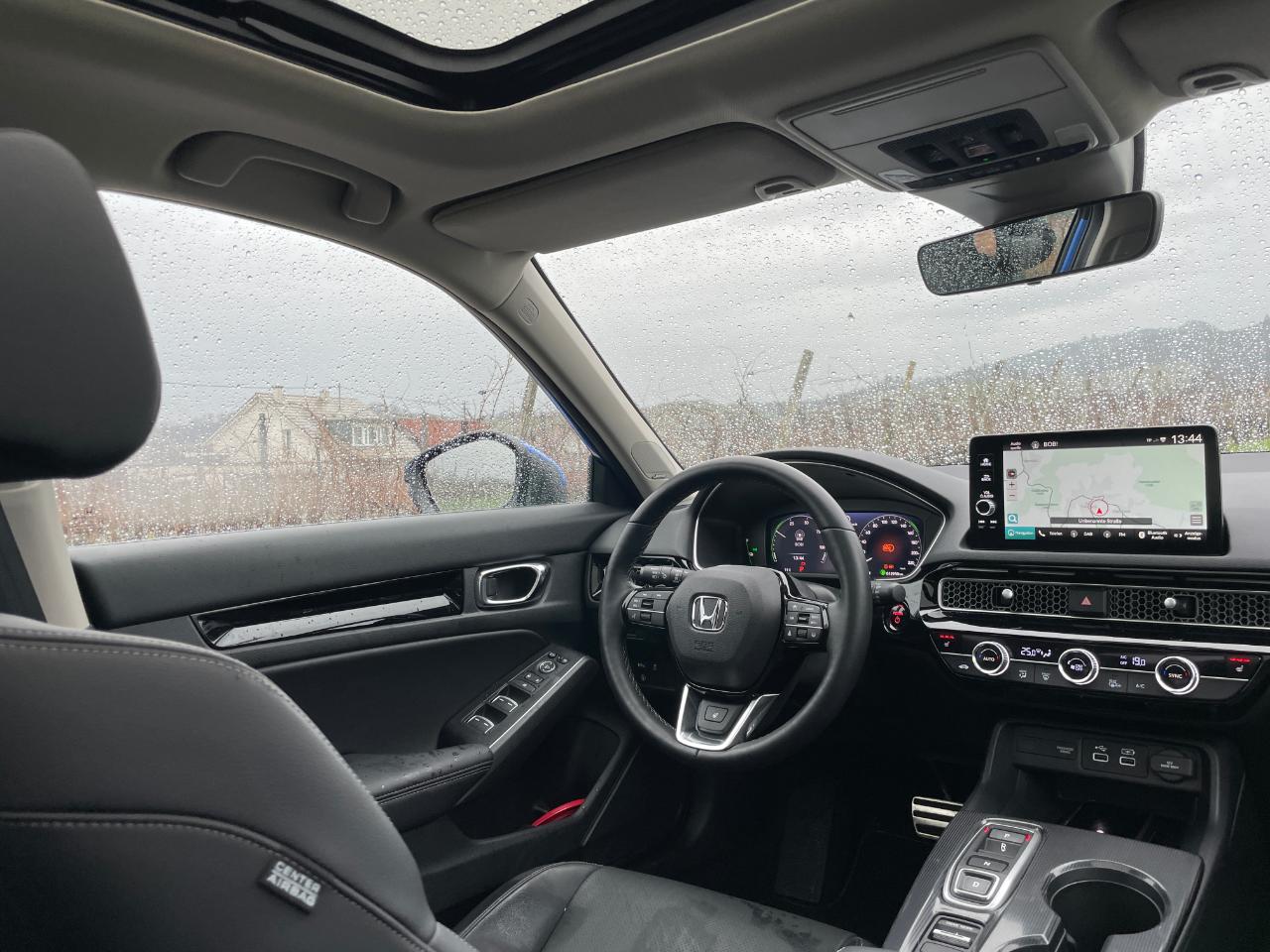 Honda Civic e:HEV (2023) - Alternative zum VW Golf? 10 Honda Civic e:HEV Interieur