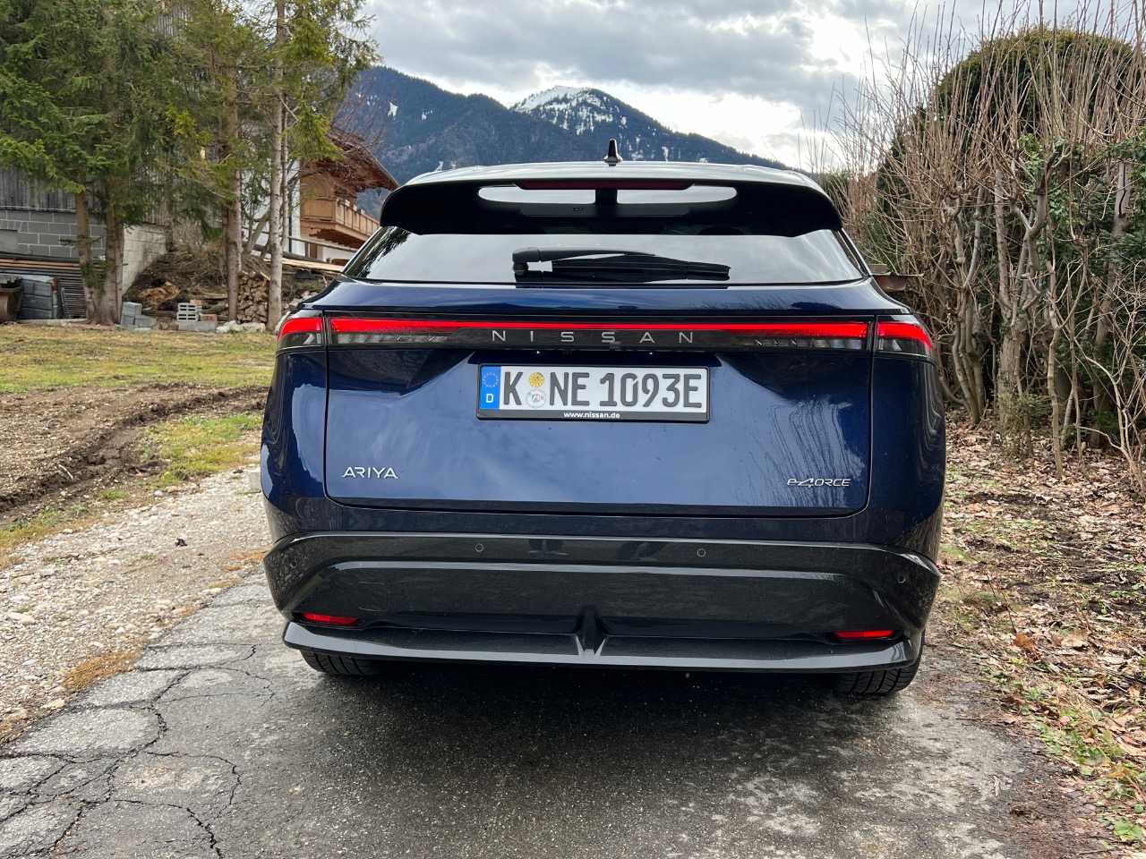 Nissan Ariya (2024) - Kann denn Leistung Sünde sein? 2 Nissan Ariya „Evolve+ Pack“ e-Force mit 394 PS Leistung, Heck
